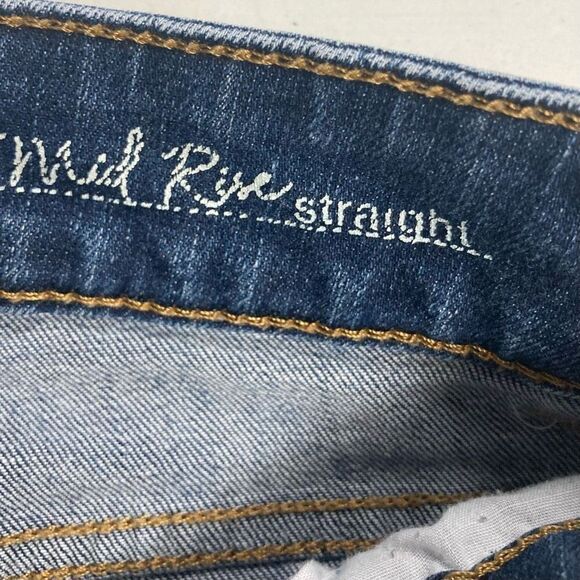 SONOMA Women’s Jeans Mid Rise Straight Size 8Petite Inseam 27” - Picture 4 of 8